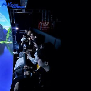 เครื่องเล่นโดมเธียเตอร์จำลองการบิน 8 ที่นั่ง พร้อมโปรเจคเตอร์ 9D VR สำหรับสวนสนุก ให้ประสบการณ์ดุจดูหนัง - Product Image 3