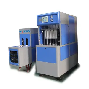 China Manufacturer 4 Cavity Semi Automatic Small Plastic Bottle Making Machine Bottle Blowing Machine