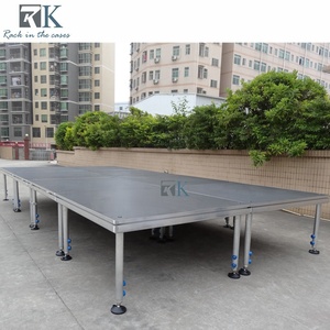Heavy Duty Removable Stage Aluminum Alloy 6061 Frame Adjustable Height Modular Design For Events - Product Image 1