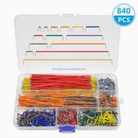 140PCS 560PCS 840PCS Planche à pain flexible sans soudure Connexion Ligne Câbles Planche à pain Jumper Fils Kit