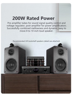 <span class=keywords><strong>Amplificador</strong></span> de Potencia de Tubo Estéreo Hi-Fi Hyper Sound AV-2080R, 200W, Doble Canal, Función Completa, Control Remoto, <span class=keywords><strong>Amplificador</strong></span> DAC <span class=keywords><strong>para</strong></span> el Hogar - Product Image 4