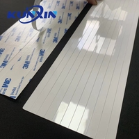 Papier réflecteur d'éclairage flexible personnalisé Kunxin, feuille réfléchissante optique autocollante en PET