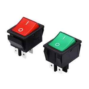 On-off 2 Position Red Led 4 Pins Rocker <b>Switch</b> KCD4 T125/55 2way T85 T105 16A 250VAC Led - Product Image 4