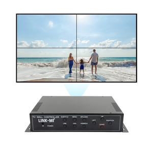 Đa giao diện HD Video tường điều khiển 2x2 splicer hỗ trợ HDMI/USB/DVI/VGA giao diện đầu vào và đầu ra HDMI RS232 âm thanh ra - Product Image 1