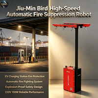 Station de recharge rapide pour véhicules électriques Jiu-Min Bird, système d'extinction d'incendie automatique, système anti-explosion, robot d'extinction d'incendie Novec