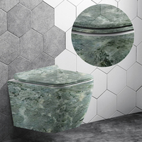 WC suspendu en céramique monobloc de luxe, style européen, haute qualité, fourni par l'usine
