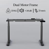 PRORIALS - Petit bureau dentaire - Double moteur - Hauteur réglable - Cadre en fer ergonomique - Mobilier commercial moderne