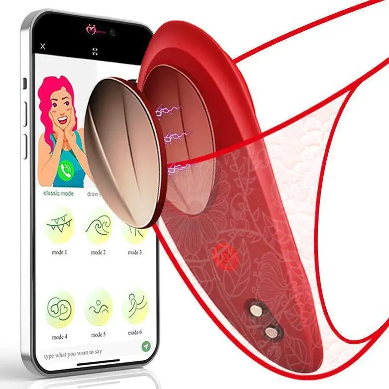 10 mode getaran aplikasi Remote Control dapat dipakai celana dalam wanita Vibrator g-spot Stimulator klitoris vagina Vibrator Mini untuk wanita