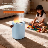 Nouveau modèle 2026 – Humidificateur d'air compact de bureau à alimentation USB, grande production de brume, pour usage domestique, personnalisation du logo, 1,0-2,5 L, avec fonction de minuterie