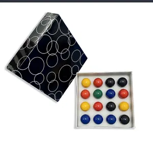 Tamanho pequeno popular personalizado e colorido 38mm mini snooker bolas bola de bilhar