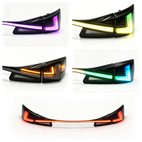 Luz trasera LED multicolor para Lexus IS250 2006-2012, actualización estilo 2021, luz trasera con señal secuencial, kit de inicio arcoíris.