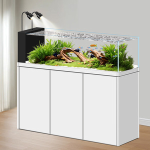 Klein en middelgroot aquascaping <span class=keywords><strong>aquarium</strong></span>, bodemfilter van aluminiumlegering met zijoverloop, meerdere maten - Product Image 3