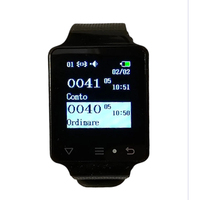 Système d'appel sans fil pour restaurant et clinique, avec 10 boutons d'appel de table, 1 récepteur d'affichage et 1 montre d'appel pour serveur