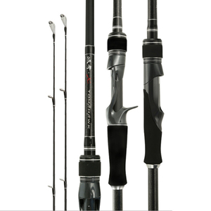 1.8m 2.1m 2.4m canne à pêche au bar MH/H <span class=keywords><strong>deux</strong></span> pointes de canne à pêche en carbone 2 pièces Spinning High Guide - Product Image 1