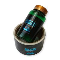 Autocollants de produits de santé personnalisés, étiquettes autocollantes en rouleau bopp étanches en argent brillant pour bouteille