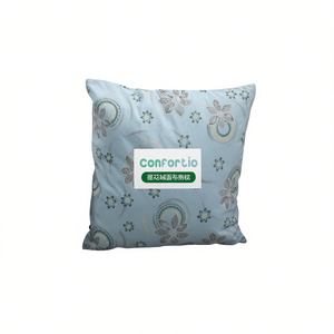 Cojín de Antelina Jacquard Verde Gris Claro 45*45, Cojín Decorativo Elegante Estampado - Product Image 1