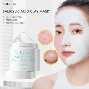 Dissolvant de points noirs masque facial à l'acide salicylique nettoyage du visage <span class=keywords><strong>contre</strong></span> <span class=keywords><strong>les</strong></span> points noirs acné masque à l'argile blanche crème soins de la peau cosmétiques - Product Image 3