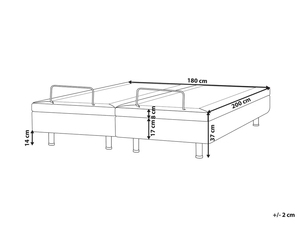 <span class=keywords><strong>Sommier</strong></span> intelligent électrique à double moteur haute performance, en tissu, zéro gravité, anti-ronflement, pour hôtel, appartement, maison - Product Image 5