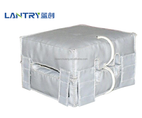 LANCHUANG Manchon isolant en fibre de verre multi-spécifications pour tuyaux industriels, coude et gaine de chauffage, dimensions personnalisables, échappement