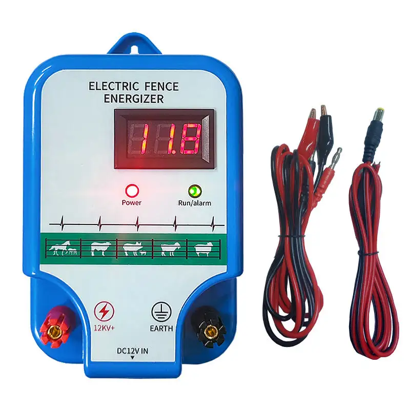 Clôture électrique spéciale de ferme d'électrificateur d'alimentation de batterie solaire de 12V pour la captivité animale