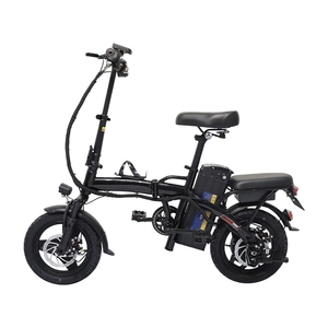 <span class=keywords><strong>Bicicleta</strong></span> Eléctrica Plegable con Cuadro de Acero al Carbono, Motor en el Buje Trasero, <span class=keywords><strong>Bicicleta</strong></span> Eléctrica Plegable <span class=keywords><strong>Pequeña</strong></span> de 3 Velocidades, 48V, Dos Asientos - Product Image 1
