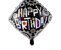 Balon Foil Robot Kartun Baru Dekorasi Pesta Ulang Tahun Anak Balon Mekanik Sci-Fi