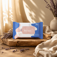 Lingettes humides jetables pour bébé, personnalisées, extra douces, épaisses, écologiques, non tissées, antibactériennes, pour le nettoyage de la bouche et des mains des nouveau-nés