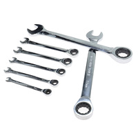 Clés à cliquet métriques universelles chromées 6MM-32MM Clés dynamométriques 21mm pour réparation industrielle et automobile Outils à main personnalisables OEM