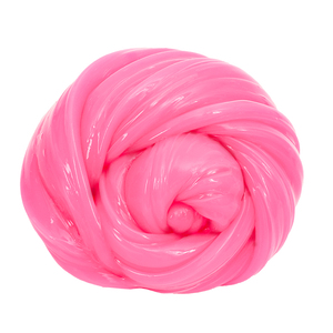 OEM High Quality pink Jelly Putty Non Sticky Slime Diy Making Slime Squish Toy with Pompon <b>Ball</b> Charms for Children - Product Image 3