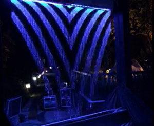 Digitaal RVS CNC Watergordijn Systeem 220V Waterlandschap Ontwerp Interactieve Inductie Binnen/Buiten Gebruik Fabriek - Product Image 1