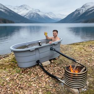 Bobine de chauffage rapide en acier inoxydable pour bain à remous au feu de bois, longueur personnalisée, pour réservoir de stockage, piscine, réservoir d'<span class=keywords><strong>eau</strong></span> polyéthylène et chauffage de camping, vente en gros - Product Image 6