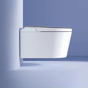 โถสุขภัณฑ์อัจฉริยะแบบแขวนผนังสีขาว พร้อมถังเก็บน้ำ SUS304 - Product Image 3