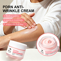 Crème hydratante PDRN rose à l'acide hyaluronique et au niacinamide pour le visage – Soin hydratant, anti-rides, éclaircissant et réparateur de la peau