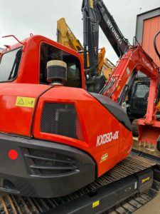 Mini-excavatrice Kubota KX080 d'occasion, prête à l'emploi, machine fiable de 8 tonnes pour la préparation des terres agricoles et le creusement de canalisations - Product Image 6