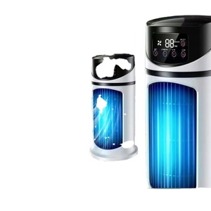 Space Desktop Fan Humidification 3 Modes Portable Evaporative Air Cooler Plastic Electric Bladeless Eco-Friendly - Product Image 1