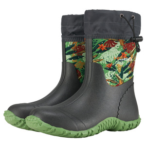 Bottes de pluie pour femmes HISEA, bottes de jardin en caoutchouc imperméables pour le travail dans la boue en extérieur - Product Image 4