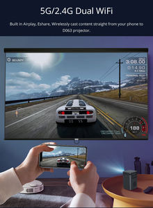 Proyector Portátil con <span class=keywords><strong>Android</strong></span> 11 |   Decodificación 720P/1080P |   Pantalla <span class=keywords><strong>de</strong></span> 100 Pulgadas <span class=keywords><strong>para</strong></span> Cine en Casa y Noches <span class=keywords><strong>de</strong></span> Cine al Aire Libre - Product Image 6