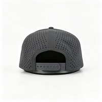 Gorra Snapback Unisex de Hip Hop con Perforaciones Láser y Bordado 3D en Lona Transpirable e Impermeable para Deportes, Aire Libre, Playa y Viajes