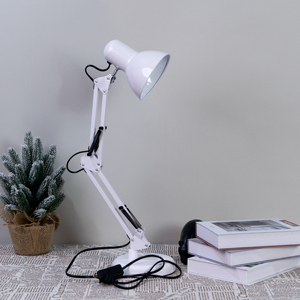 Hiện đại gấp sắt cánh tay dài LED phòng ngủ bàn đọc sách ánh sáng đèn bàn đu dài cánh tay bàn ánh sáng nghiên cứu đèn - Product Image 1