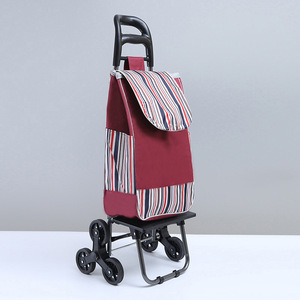 Bolsa de tela Oxford impermeable de gran capacidad personalizada al por mayor, carrito de <span class=keywords><strong>supermercado</strong></span>, carrito de <span class=keywords><strong>la</strong></span> compra portátil plegable ligero - Product Image 3