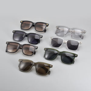 Веселые ацетатные градиентные коричневые прозрачные серые женские солнцезащитные очки с леопардовым принтом с горными тонированными линзами в оправе для горных дизайнерских солнцезащитных очков - Product Image 3