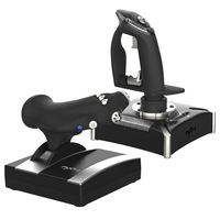 PXN 2119PRO Contrôleur de vol aérien, télécommande d'avion, jeux de combat réalistes, 8 modes, interrupteur à chapeau, réponse rapide