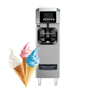 Máquina de helados Industrial Eléctrica de pie de 16 ~ 25L/H, máquina de helados suaves congelados de tres cabezales para Bar, té, cafetería - Product Image 3