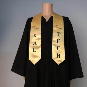 2021 HotSell Custom Cheap Embroidery Imprint Graduation Stole Sash