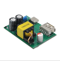 Module abaisseur de tension 220 AC-DC 5V 2A pour chargeurs portables, conception personnalisée de PCBA et de PCB pour assemblage de chargeurs mobiles