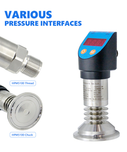 Controlador de Presión HIGHJOIN SS304 IP65 con Conexión de Abrazadera Roscada, Interruptor de Presión LED 4-20mA NPN con Relé para Control Industrial - Product Image 2