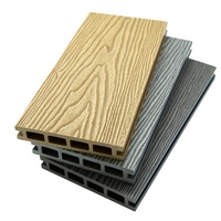 WPC — plancher composite en plastique gaufré 3D, antidérapant, pour jardin et extérieur