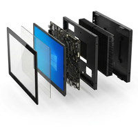 Moniteur marin IP67 robuste, écran tactile pour bateau, panneau PC industriel étanche