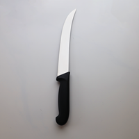 Couteau à casser le steak de boucher en acier inoxydable avec manche en PP 10/25cm