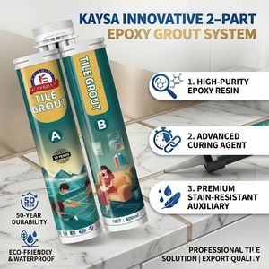 <span class=keywords><strong>Prix</strong></span> usine – Colle époxy bicomposante pour carrelage, adhésif résineux à durcissement chimique, couleur personnalisée OEM disponible pour la construction - Product Image 1